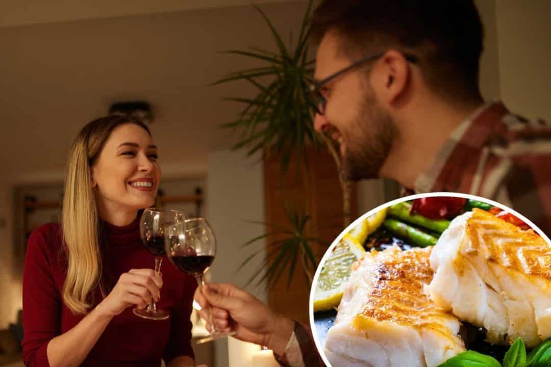 cabillaud au four spécial Saint-Valentin