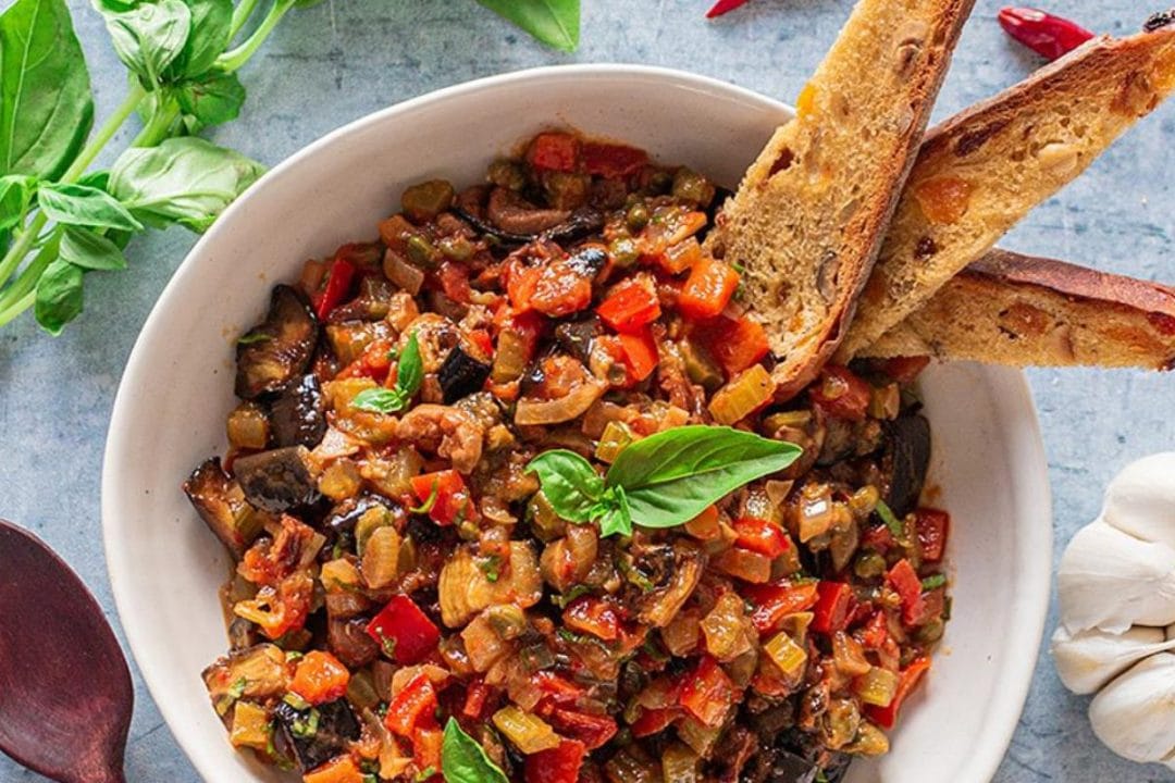 caponata sicilienne de ma grand-mère