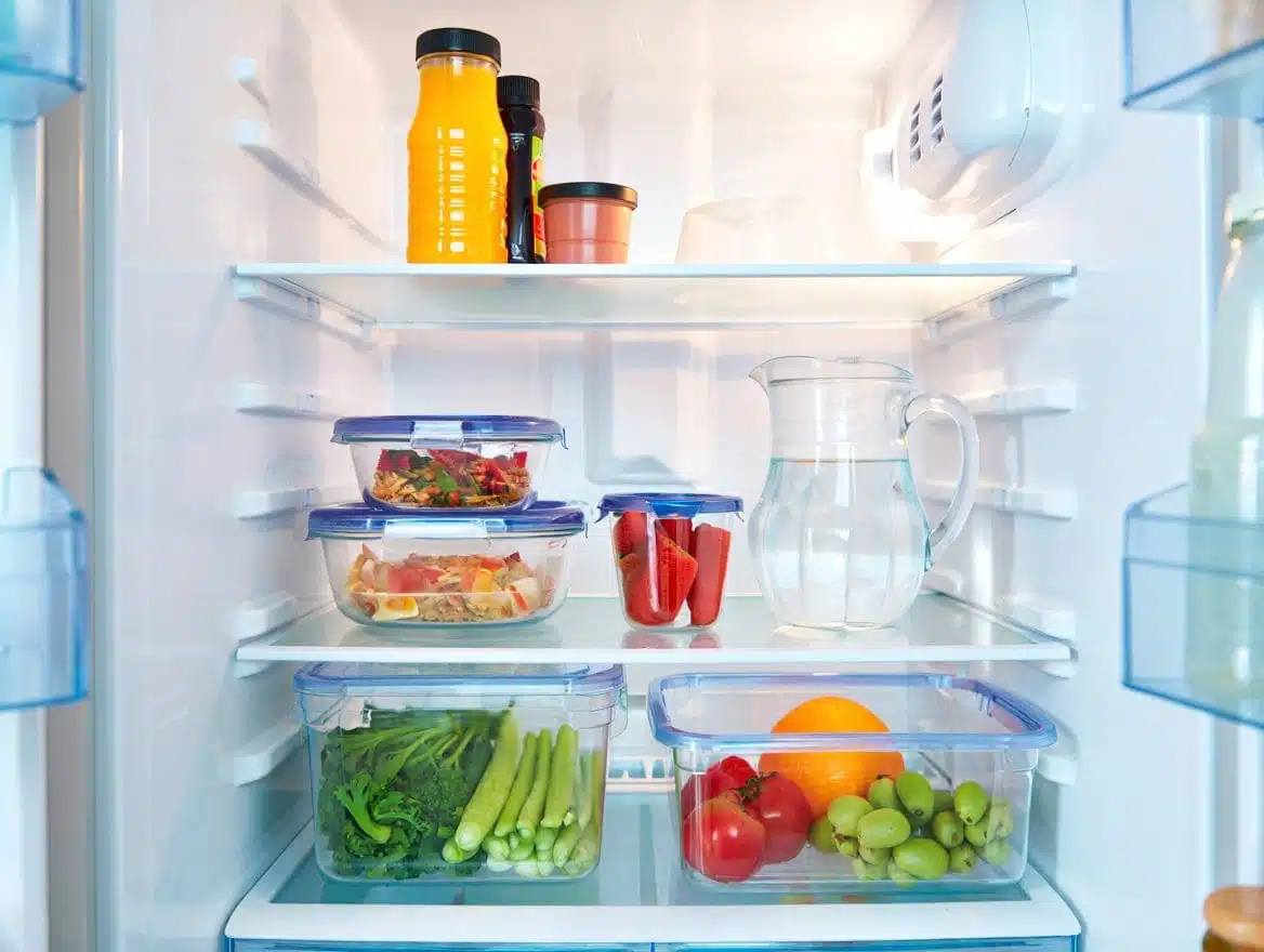 frigo ouvert