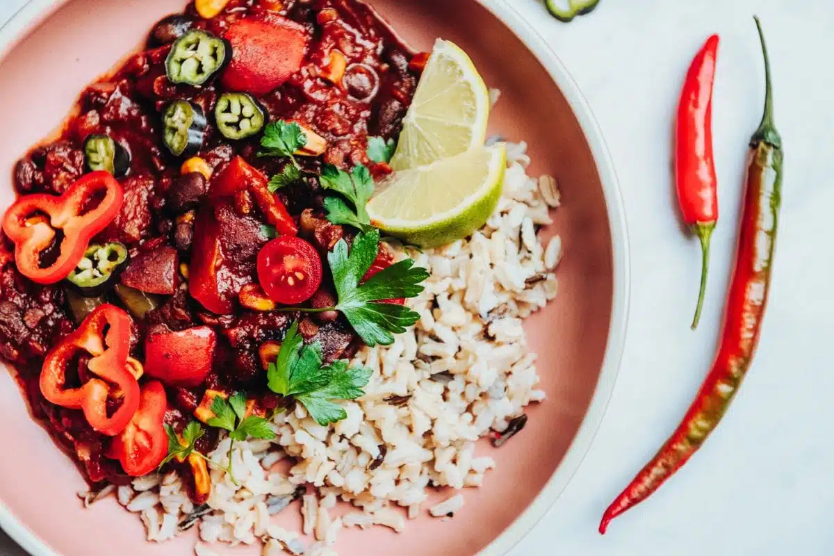 recette de chili sin carne