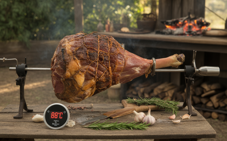Jambon à la Broche : La Recette Idéale pour Vos Soirées ! 🍖