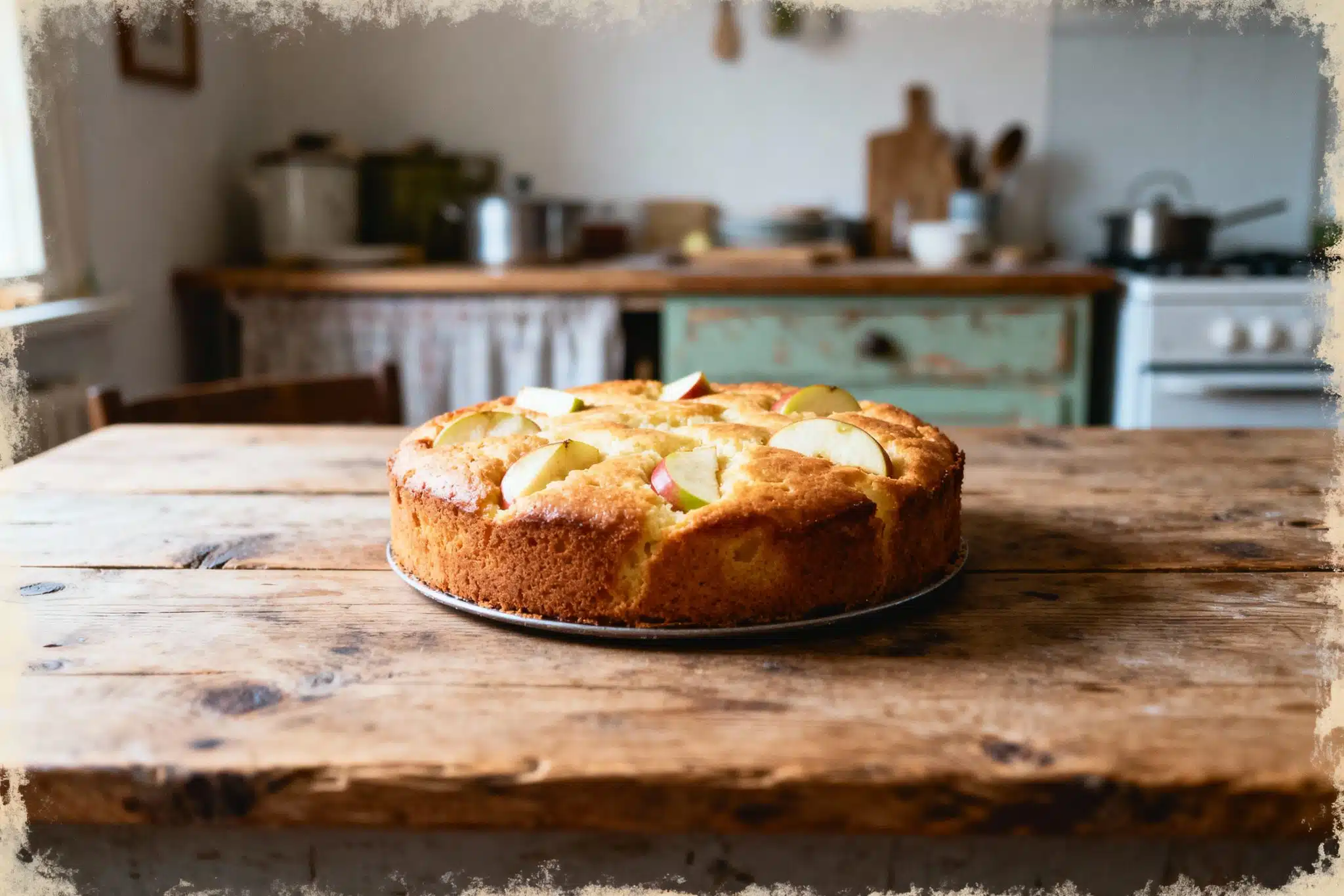 gâteau au yaourt et aux pommes de grand-mère