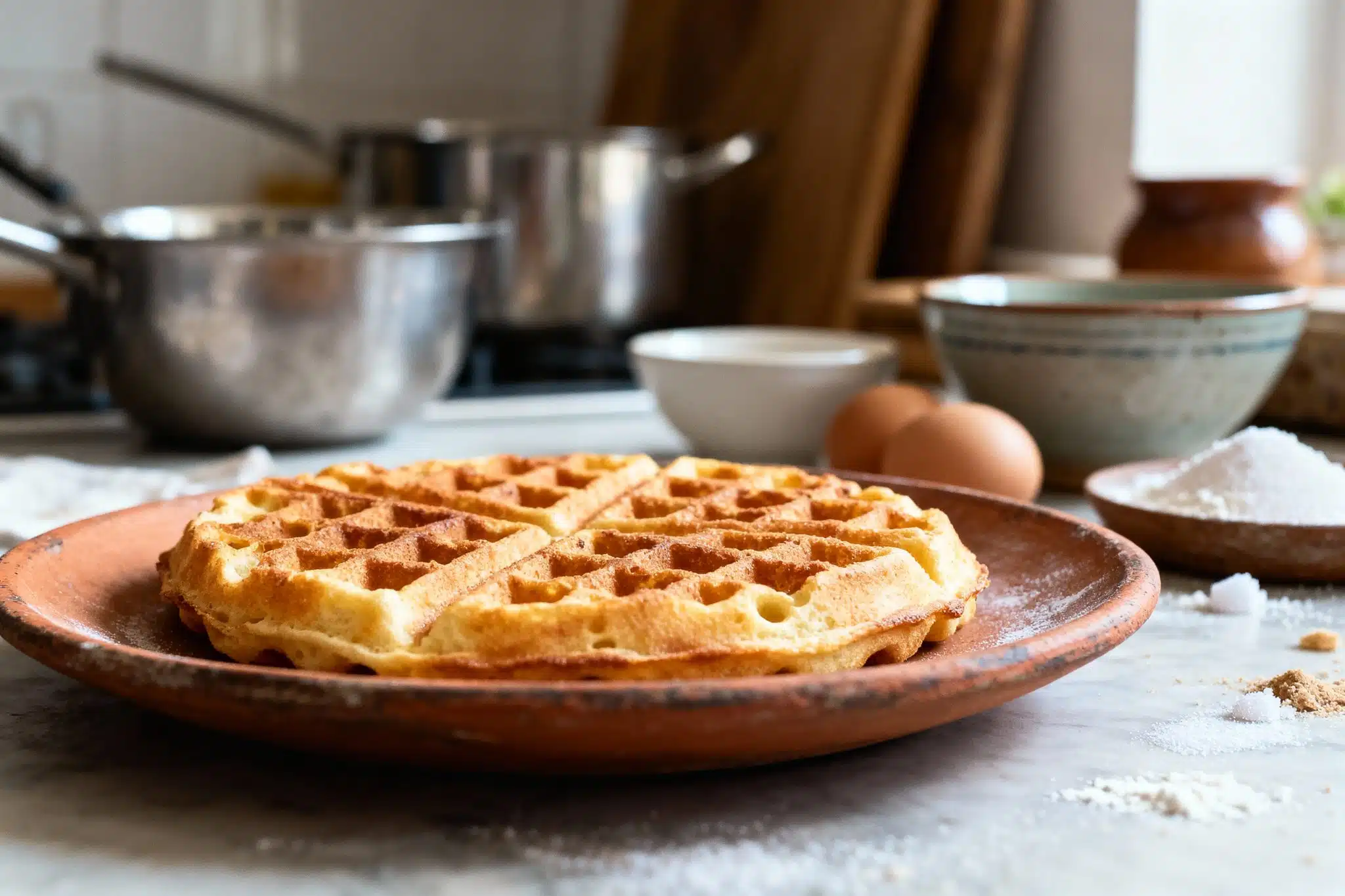 recette de grand-mère de la gaufre