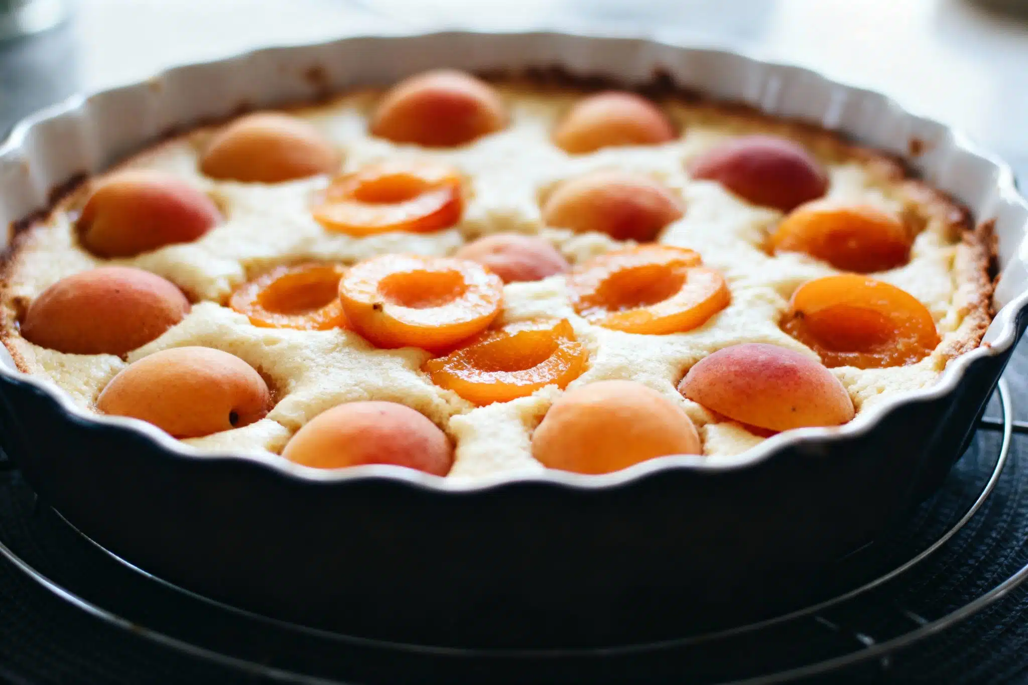 recette de grand-mère du clafoutis aux abricots