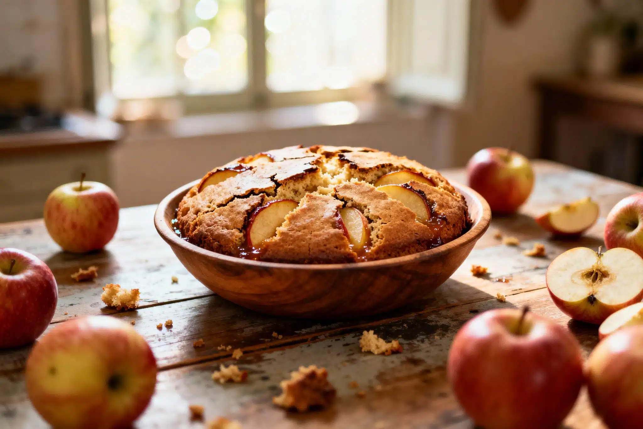 recette de grand-mère du gâteau aux pommes
