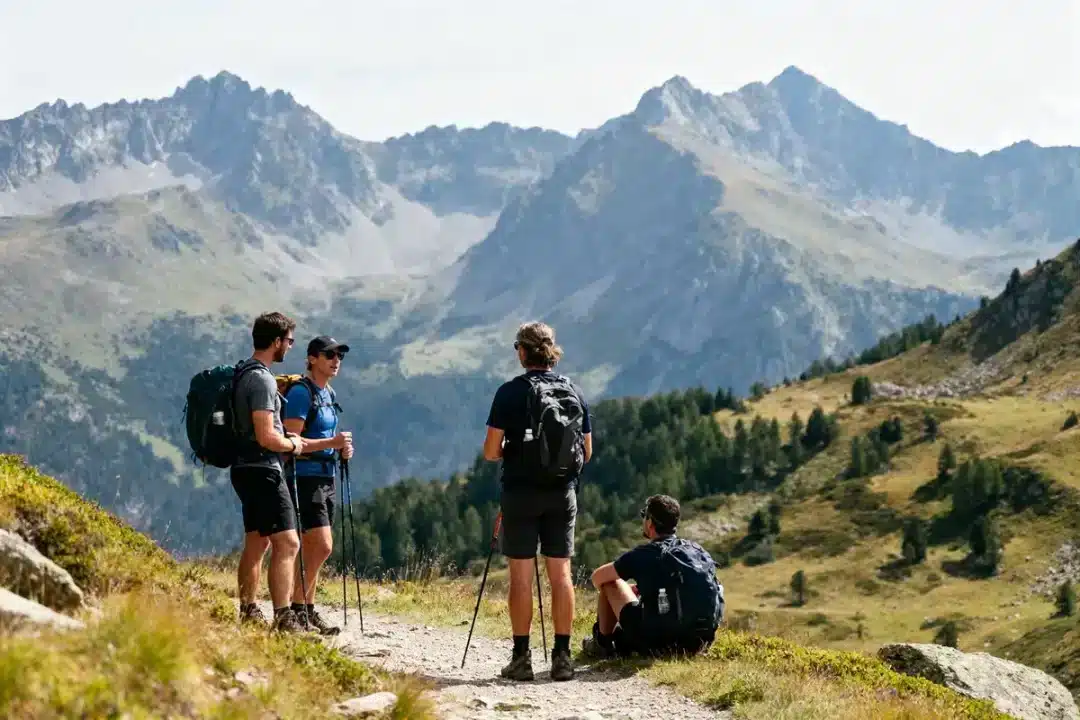 Randonnée en montagne avec vues panoramiques pour voyageurs avec CafNice Voyages